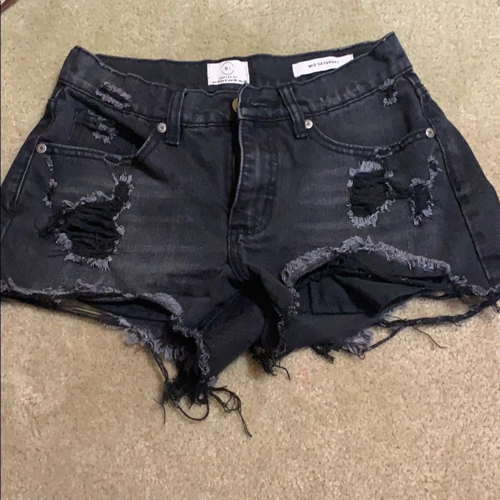 BLACK COTTON ON SHORTS! SOLD ON MERCARI